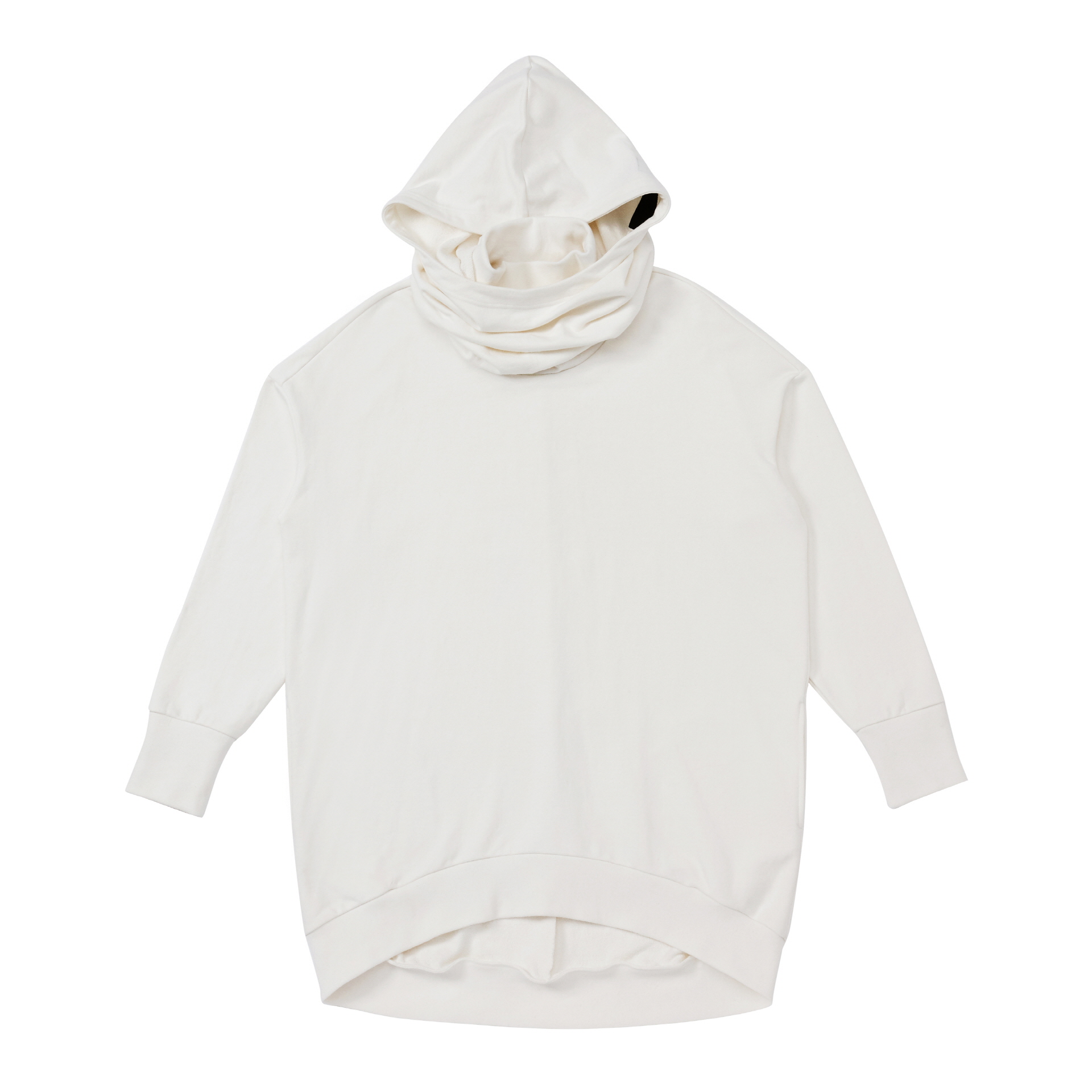 White Long Over Hoodie