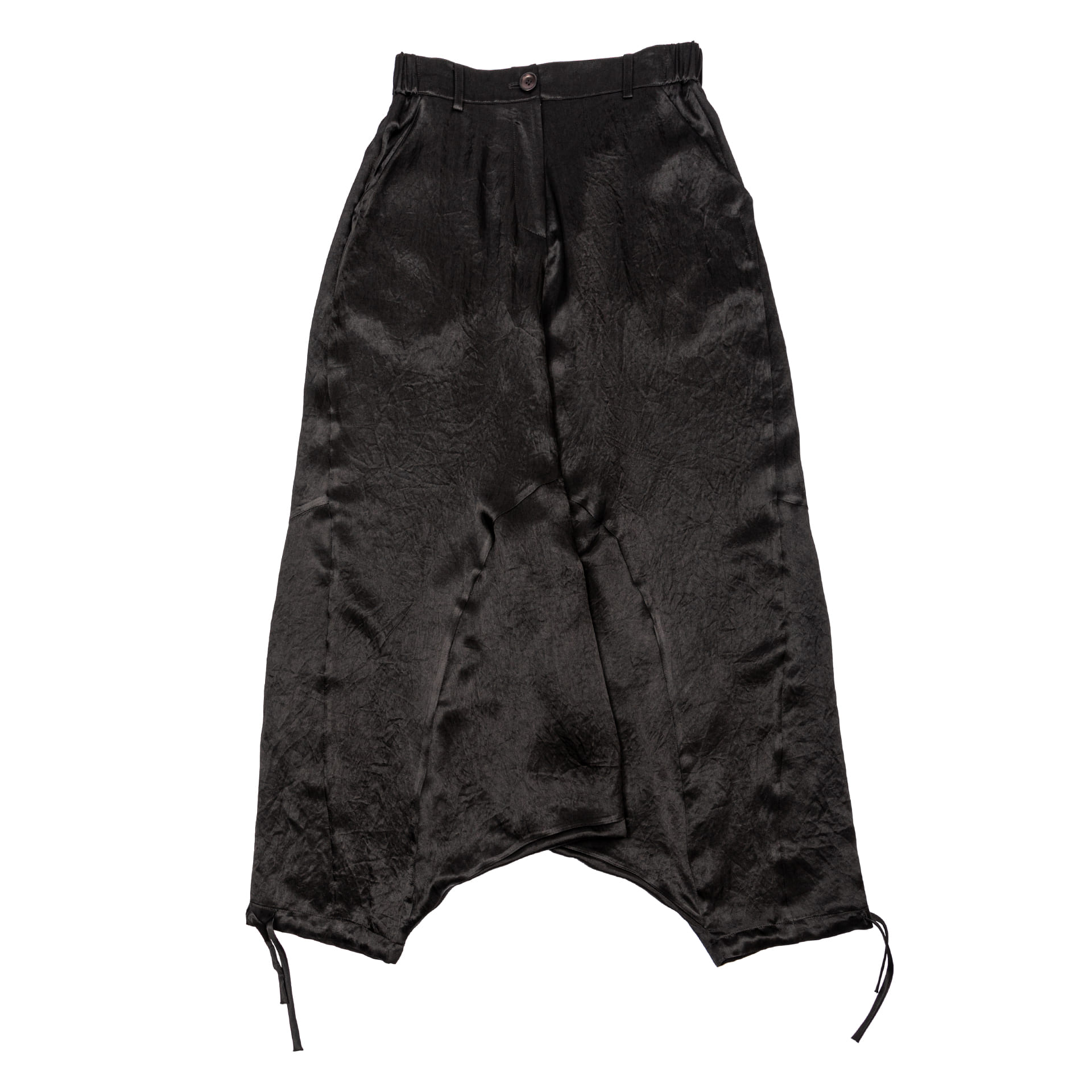 Black Oriental Saruel Pants