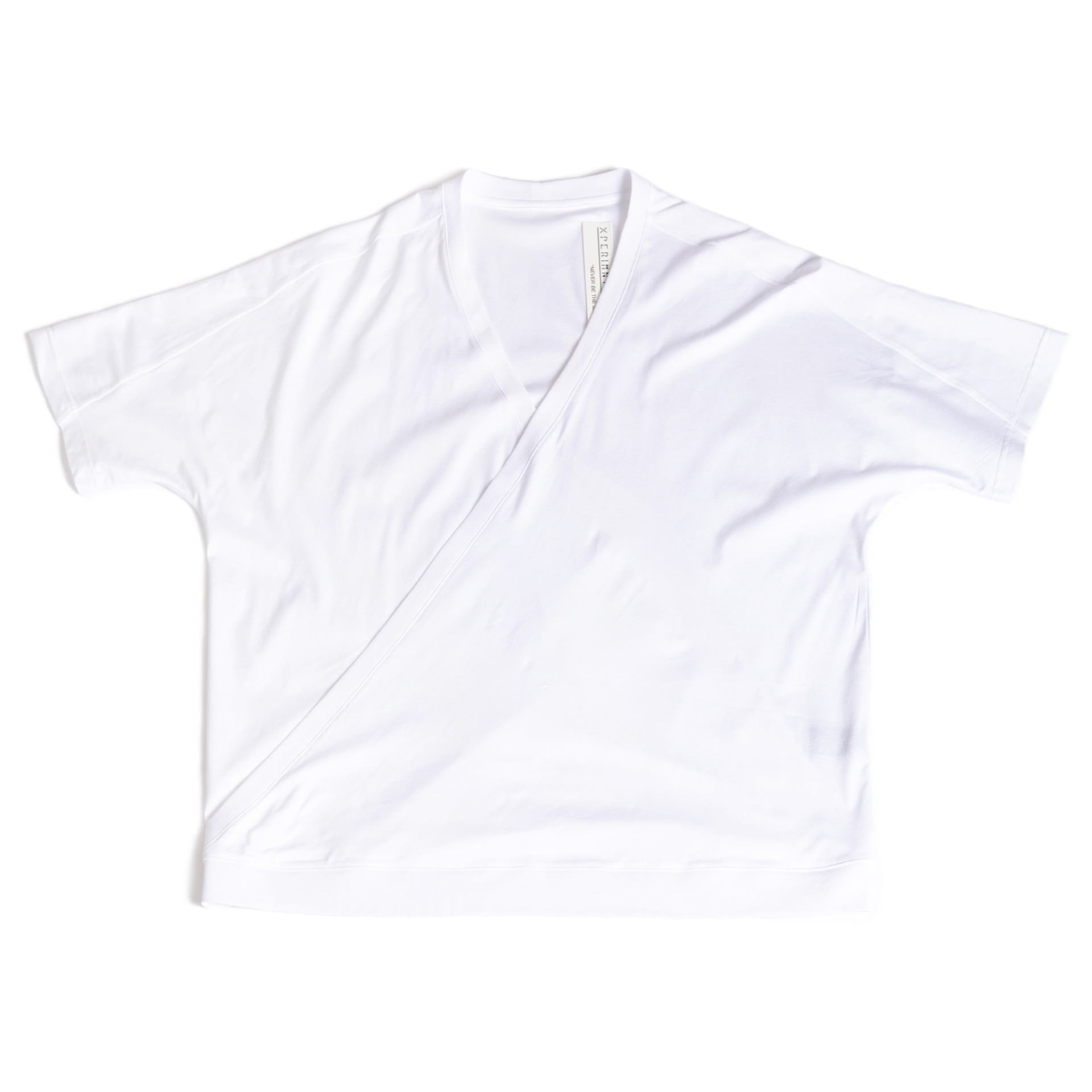 Crossed Silket T-shirt _White